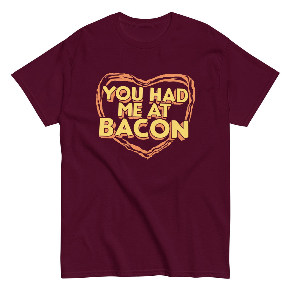 You Had Me At Bacon Men's Classic - Adult & Kids T-Shirts, Sweatshirts & Hoodies apparel design preview 1
