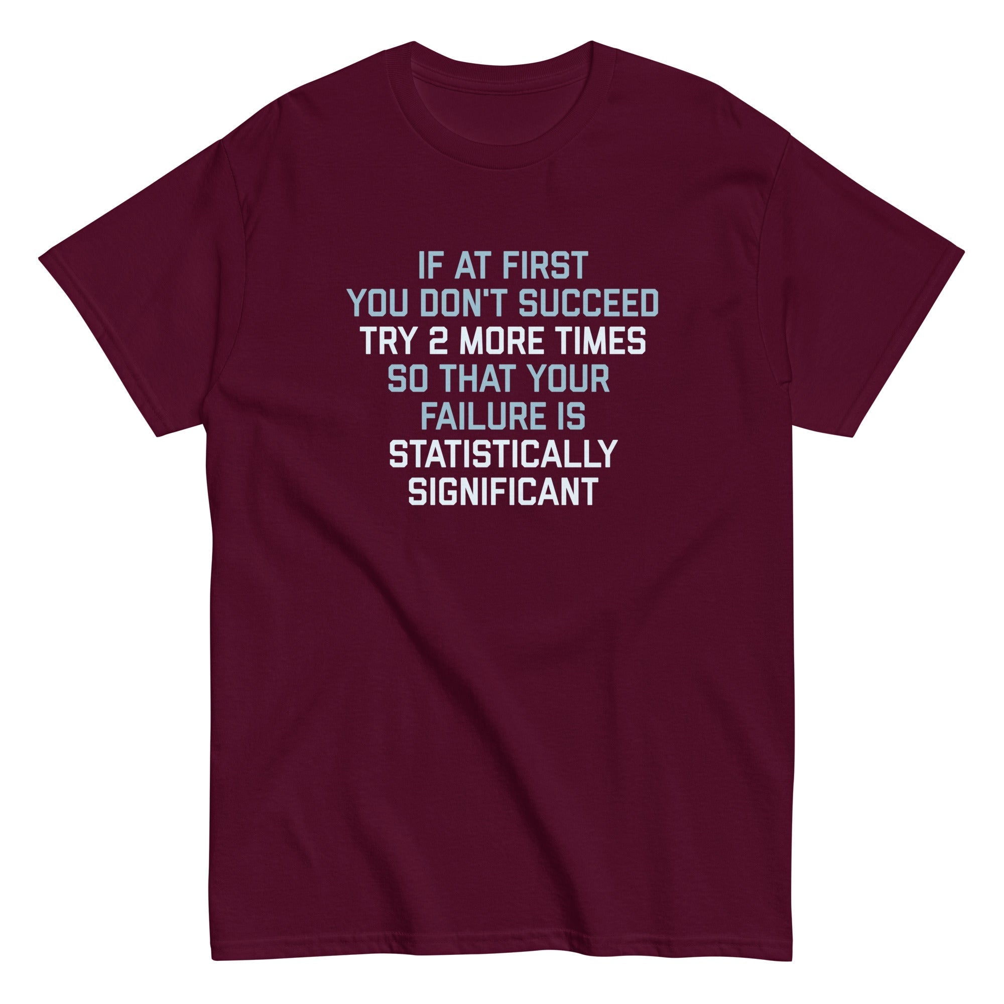 Try 2 More Times So That Your Failure Is - Adult & Kids T-Shirts, Sweatshirts & Hoodies apparel design preview 1