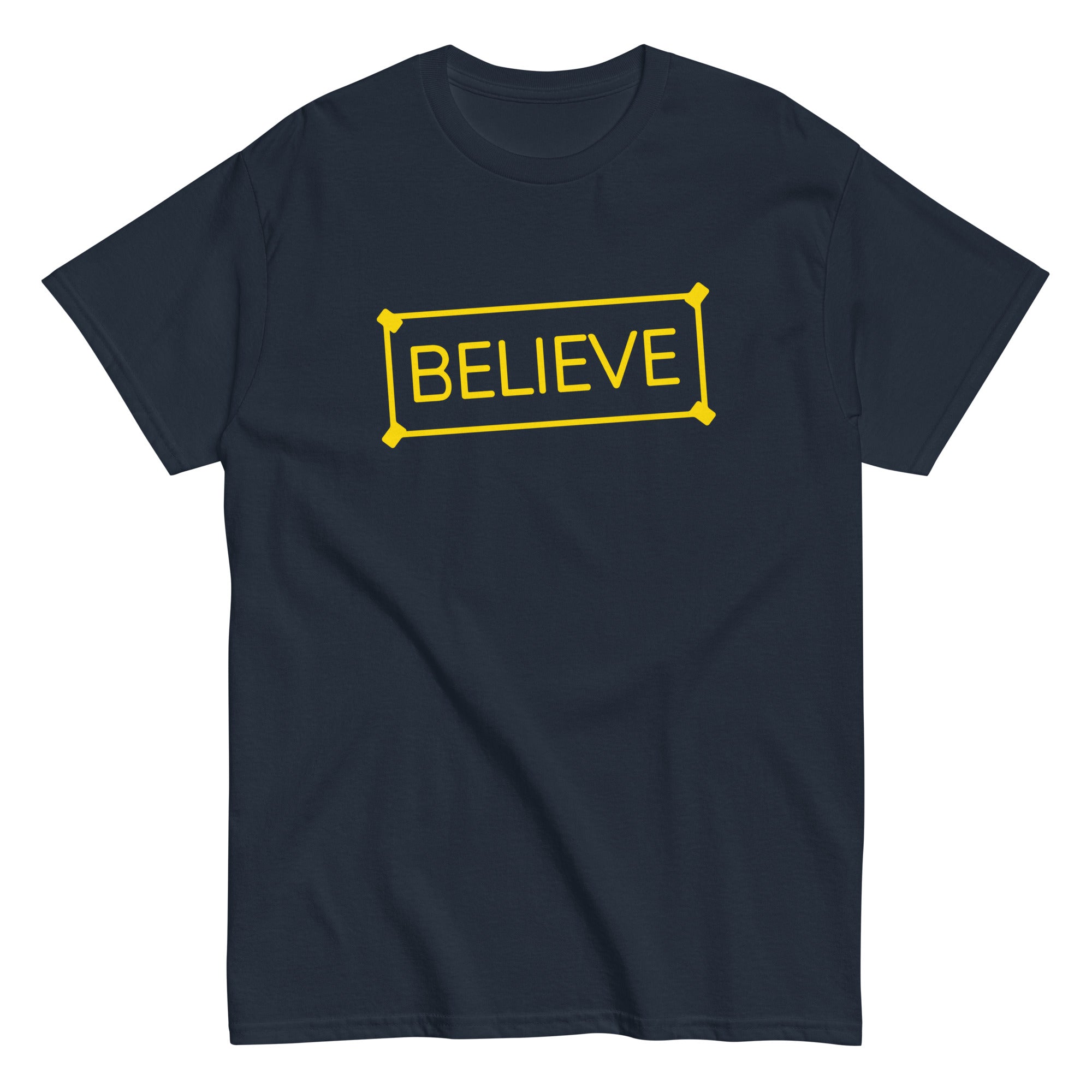 Believe Sign Men's Classic - Adult & Kids T-Shirts, Sweatshirts & Hoodies apparel design preview 1