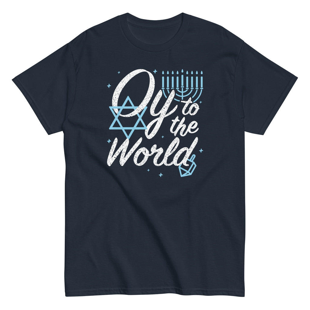 Oy To The World Men's Classic - Adult & Kids T-Shirts, Sweatshirts & Hoodies apparel design preview 1