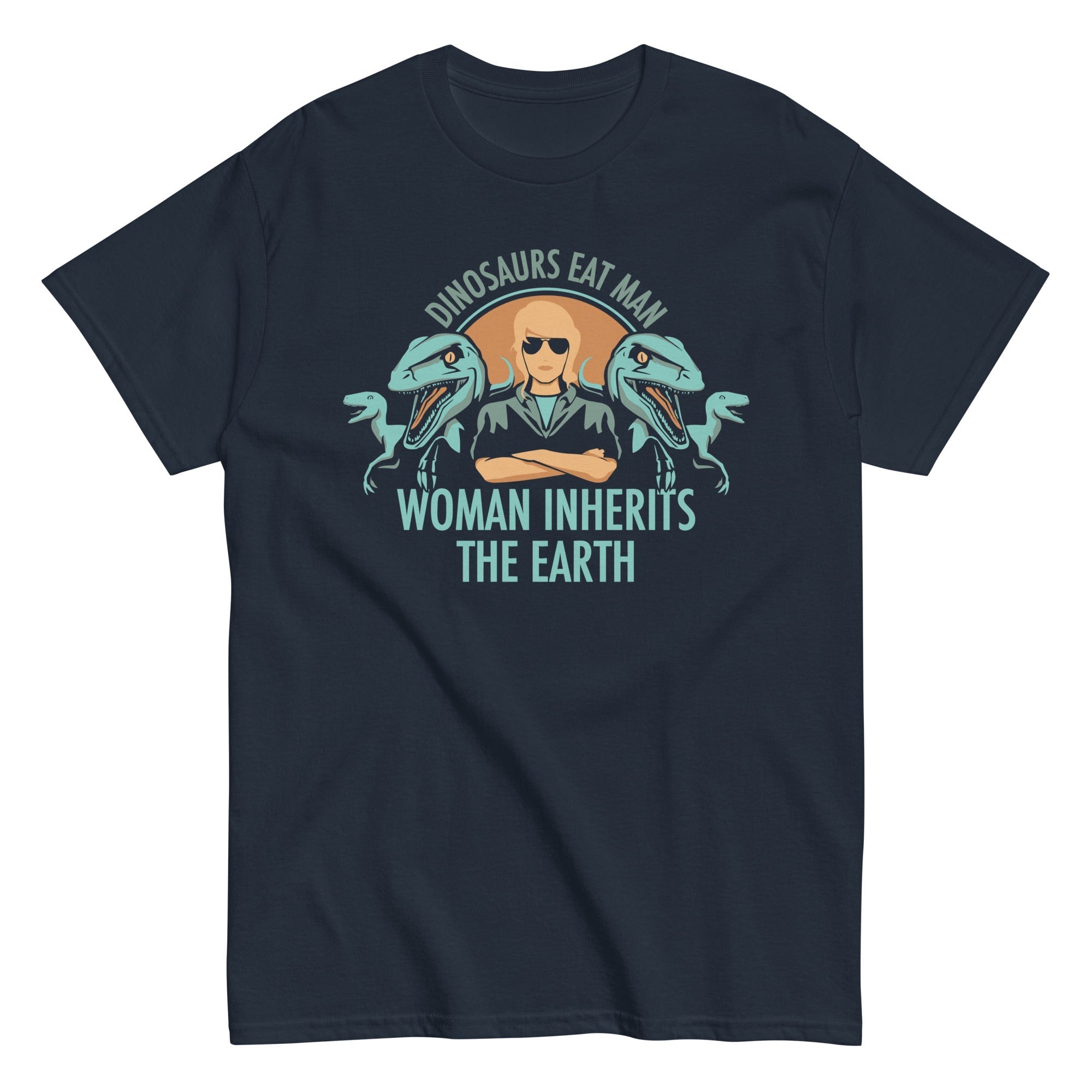 Woman Inherits The Earth Men's Classic - Adult & Kids T-Shirts, Sweatshirts & Hoodies apparel design preview 1