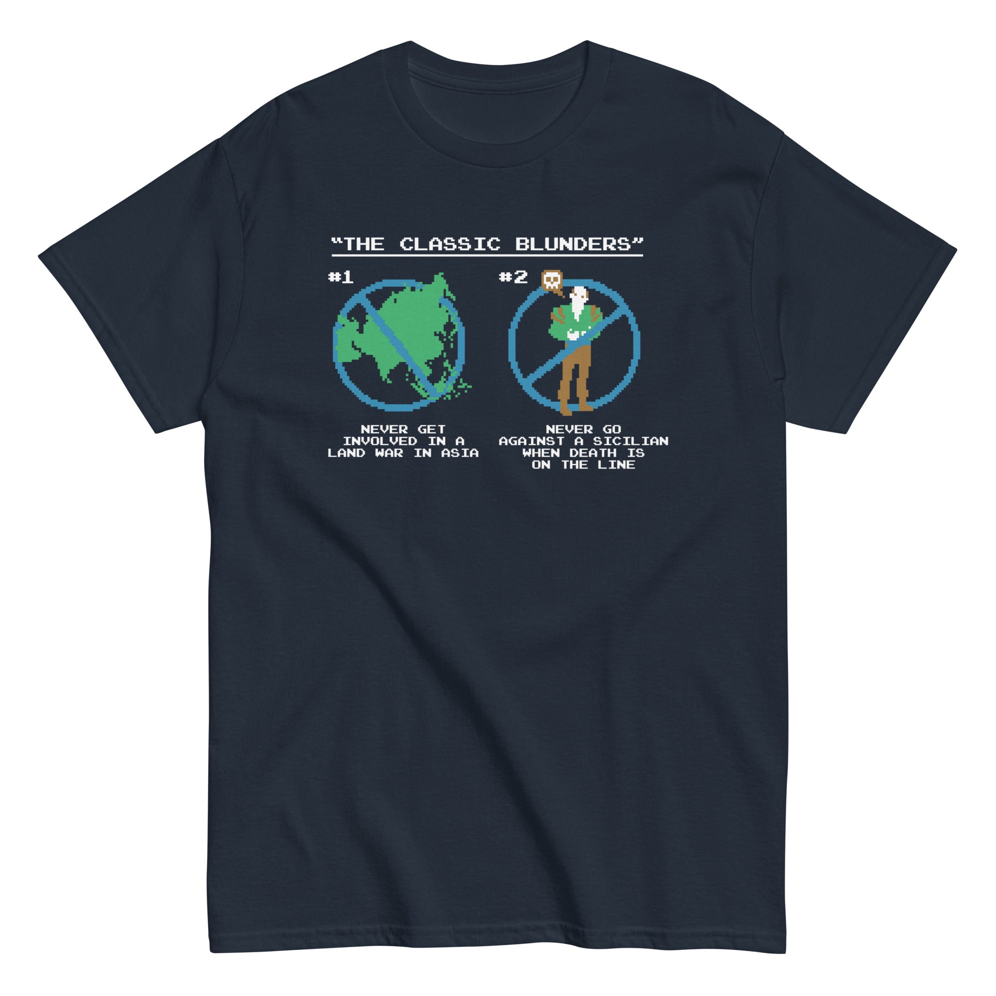 The Classic Blunders Men's - Adult & Kids T-Shirts, Sweatshirts & Hoodies apparel design preview 1