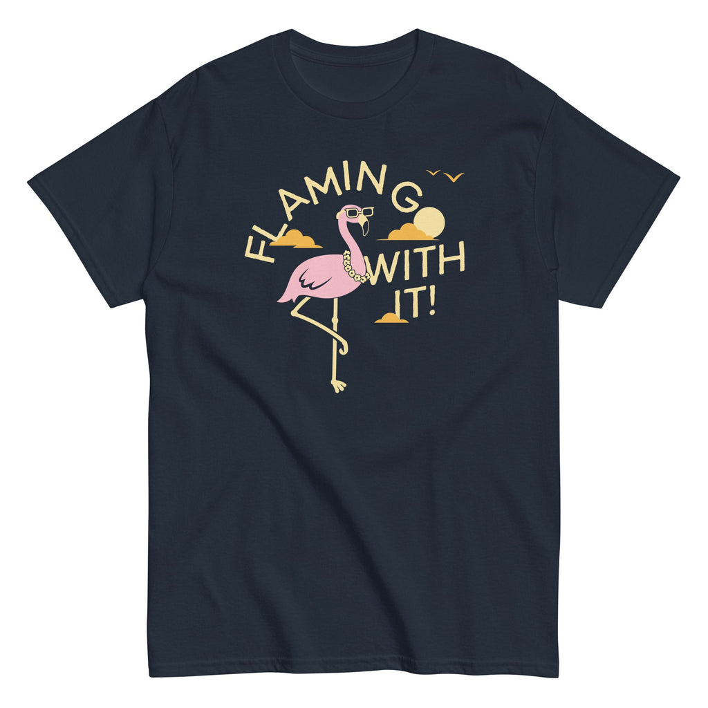 Flamingo With It Men's Classic - Adult & Kids T-Shirts, Sweatshirts & Hoodies apparel design preview 1