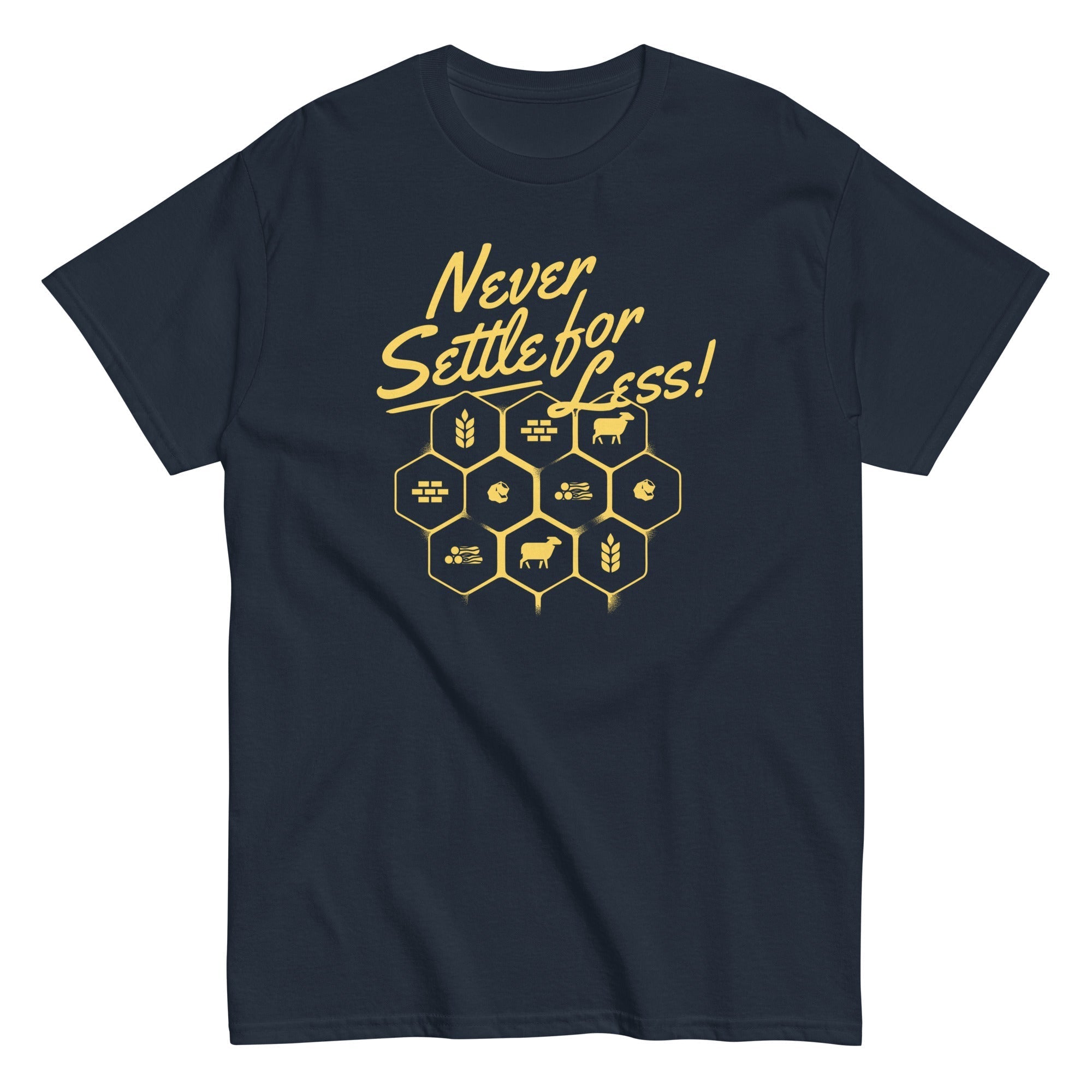 Never Settle For Less Men's Classic - Adult & Kids T-Shirts, Sweatshirts & Hoodies apparel design preview 1