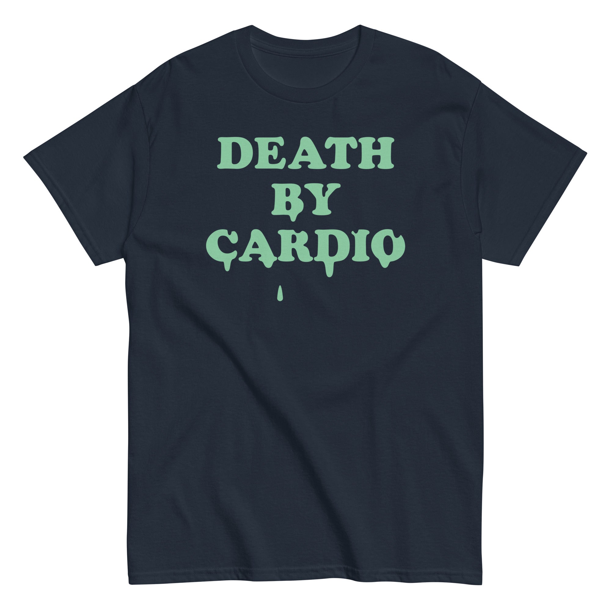 Death By Cardio Men's Classic - Adult & Kids T-Shirts, Sweatshirts & Hoodies apparel design preview 1