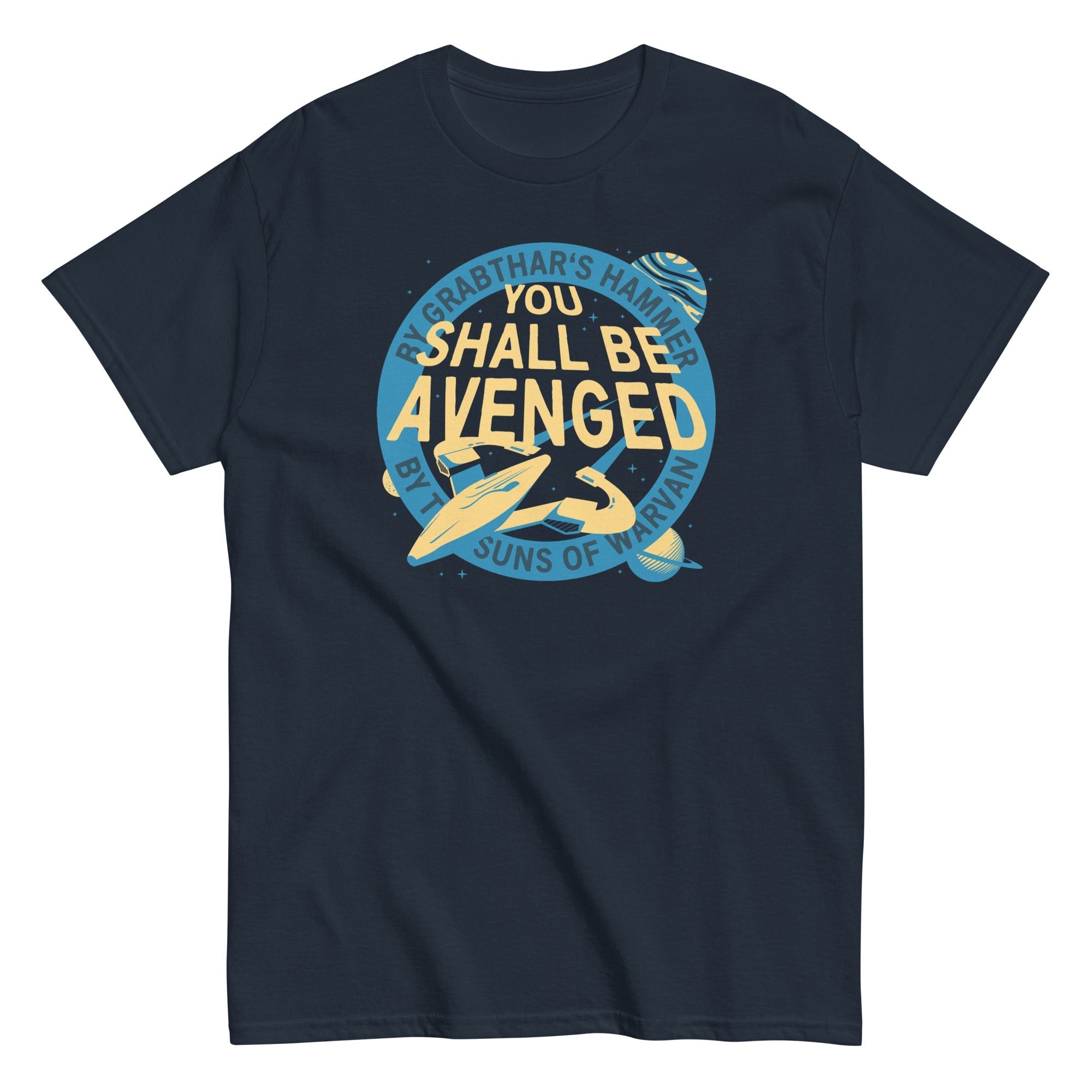 You Shall Be Avenged Men's Classic - Adult & Kids T-Shirts, Sweatshirts & Hoodies apparel design preview 1