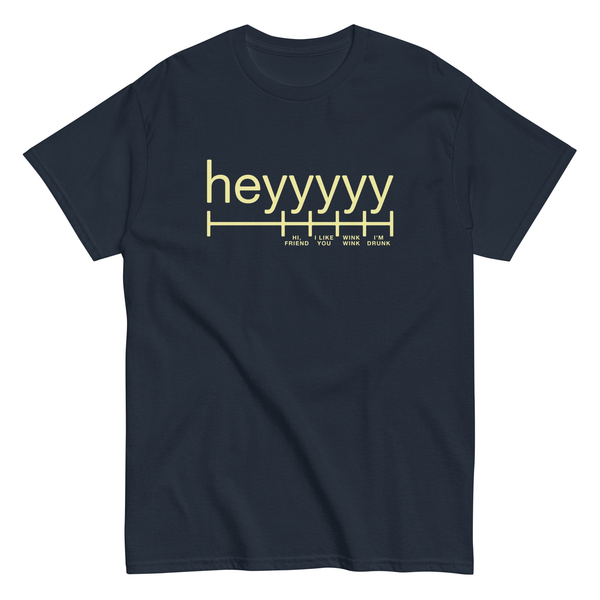 Heyyyyy Men's Classic - Adult & Kids T-Shirts, Sweatshirts & Hoodies apparel design preview 1