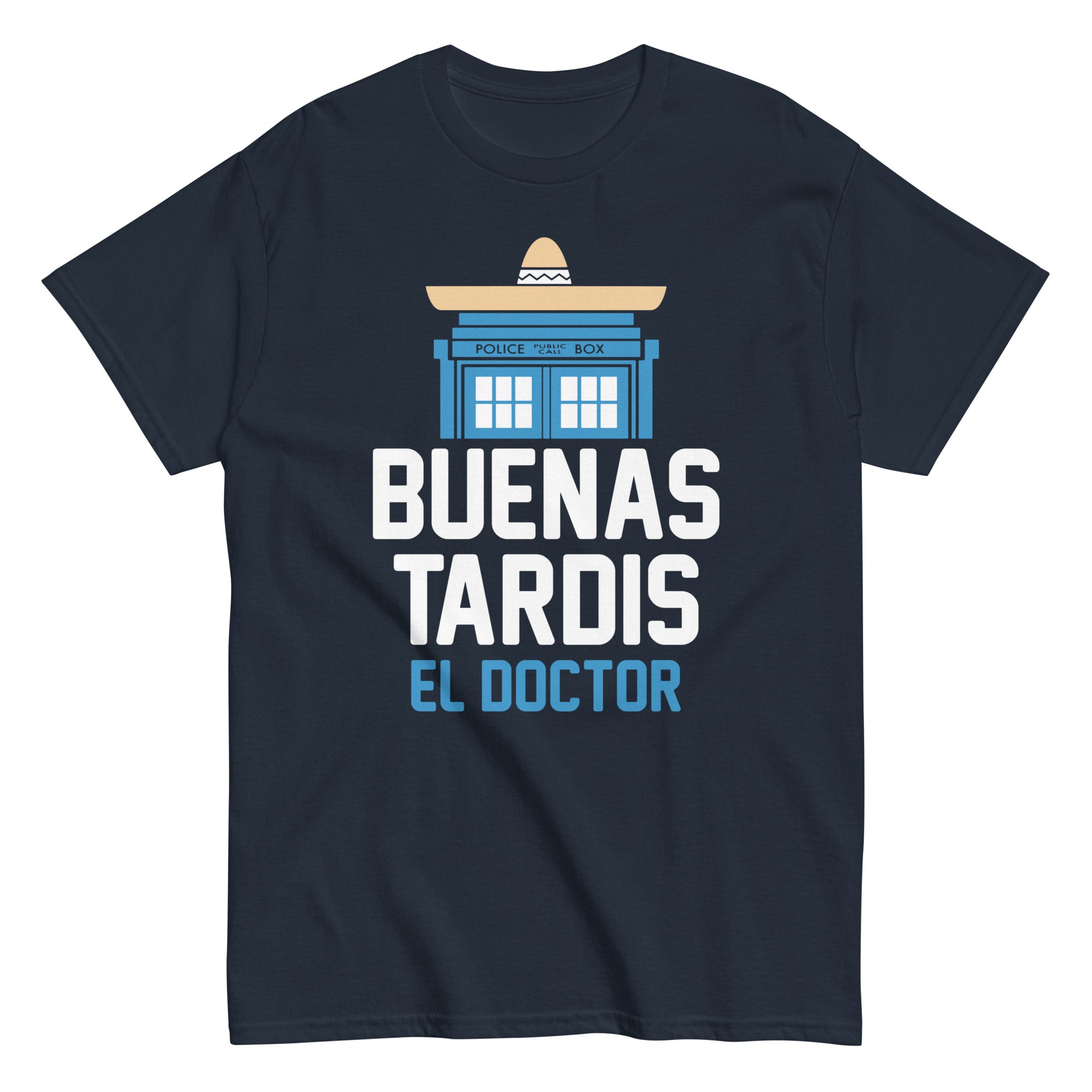 Buenas Tardis Men's Classic - Adult & Kids T-Shirts, Sweatshirts & Hoodies apparel design preview 1