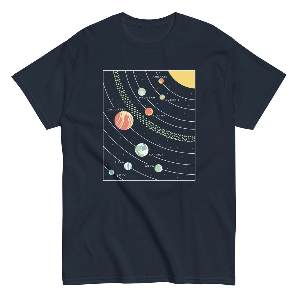 9 Planets Men's Classic - Adult & Kids T-Shirts, Sweatshirts & Hoodies apparel design preview 1