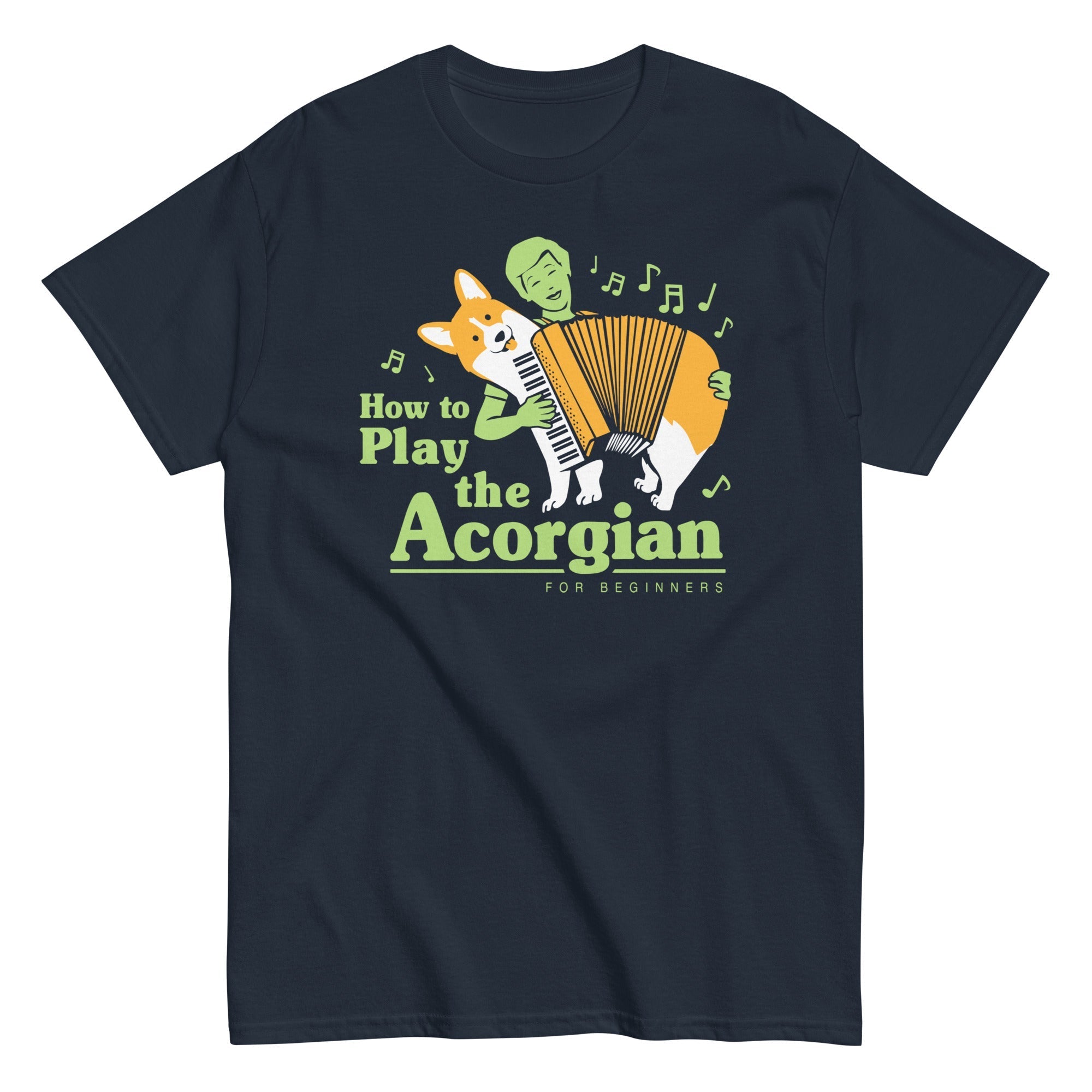How To Play The Acorgian Men's Classic - Adult & Kids T-Shirts, Sweatshirts & Hoodies apparel design preview 1