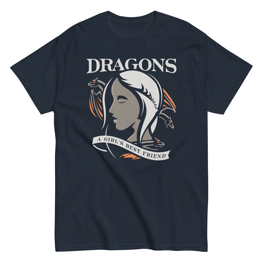 Dragons Are A Girl's Best Friend Men's Classic - Adult & Kids T-Shirts, Sweatshirts & Hoodies apparel design preview 1