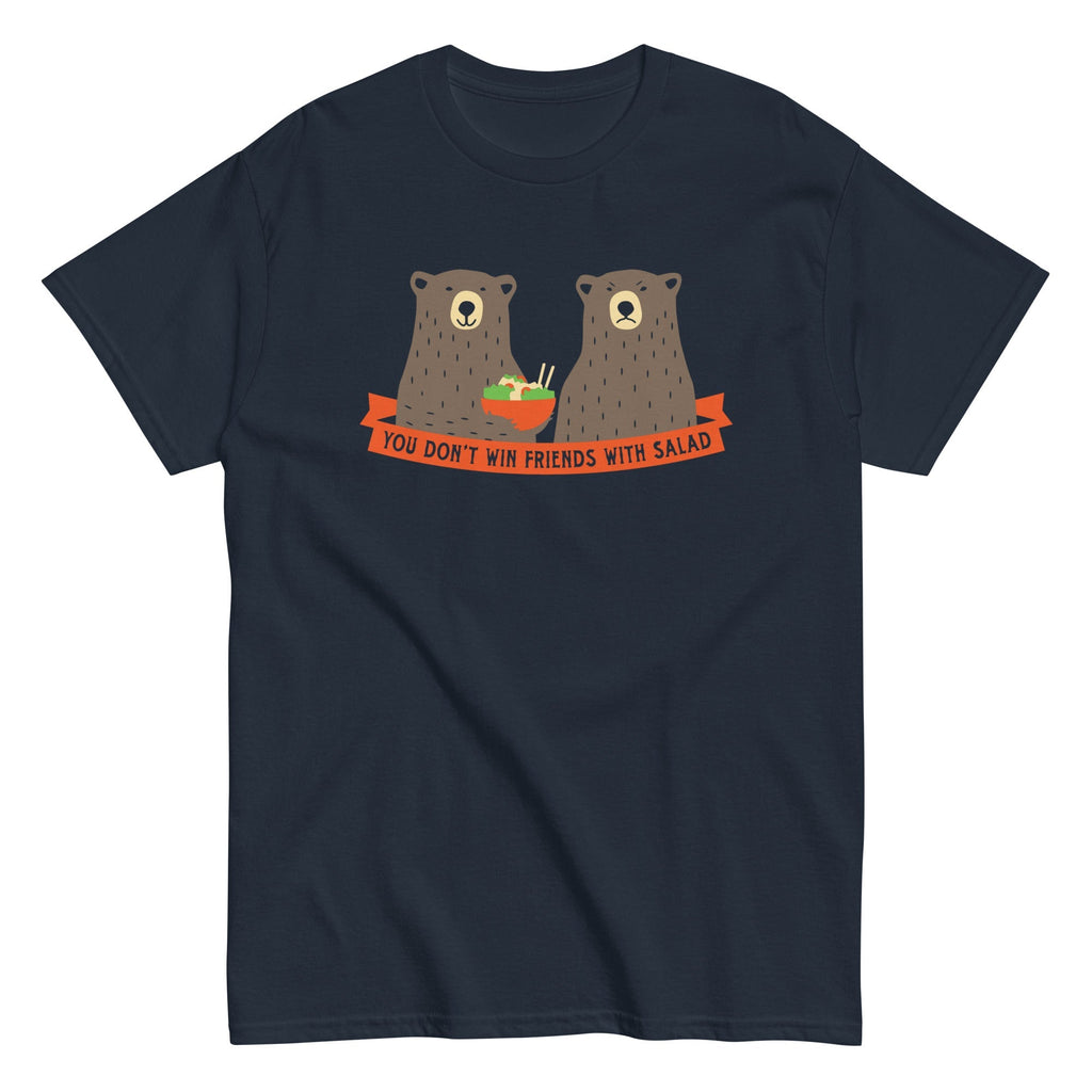 You Don't Win Friends With Salad Men's Classic - Adult & Kids T-Shirts, Sweatshirts & Hoodies apparel design preview 1