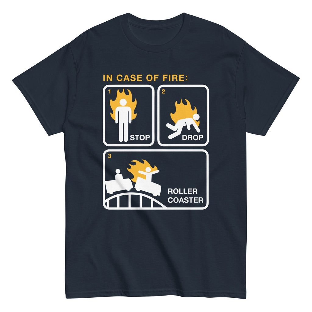 Stop Drop Roller Coaster Men's Classic - Adult & Kids T-Shirts, Sweatshirts & Hoodies apparel design preview 1