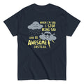 When I'm Sad, I Stop Being And Be Awesome Instead - Adult & Kids T-Shirts, Sweatshirts & Hoodies apparel design preview 1