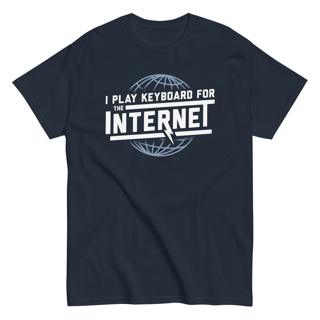 I Play Keyboard For The Internet Men's Classic - Adult & Kids T-Shirts, Sweatshirts & Hoodies apparel design preview 1