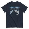 Sharks Hug With Their Mouths Men's Classic - Adult & Kids T-Shirts, Sweatshirts & Hoodies apparel design preview 1
