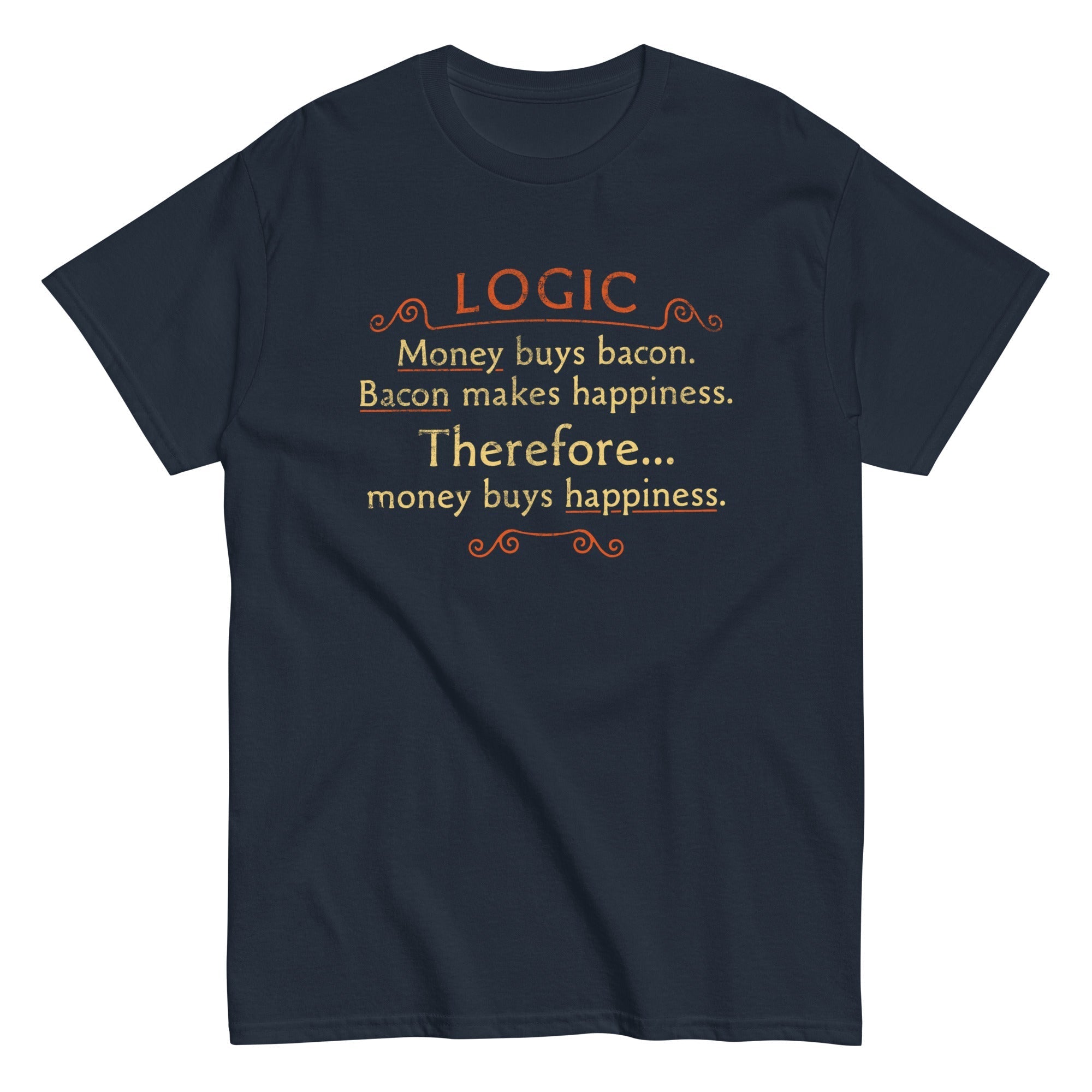 Money Buys Happiness Men's Classic - Adult & Kids T-Shirts, Sweatshirts & Hoodies apparel design preview 1