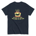 He Has No Idea His Head Is On Fire Men's Classic - Adult & Kids T-Shirts, Sweatshirts & Hoodies apparel design preview 1