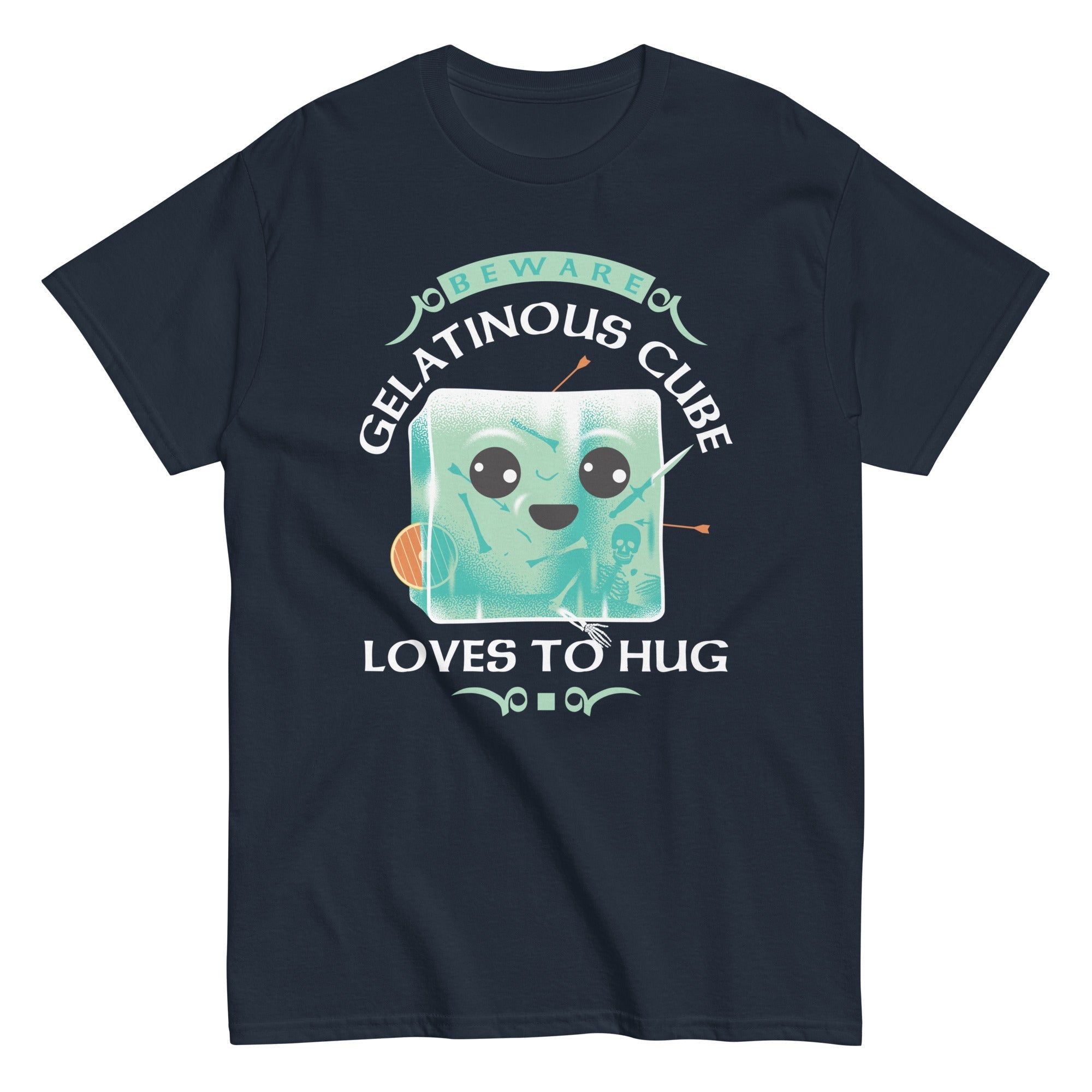 Gelatinous Cube Loves To Hug Men's Classic - Adult & Kids T-Shirts, Sweatshirts & Hoodies apparel design preview 1