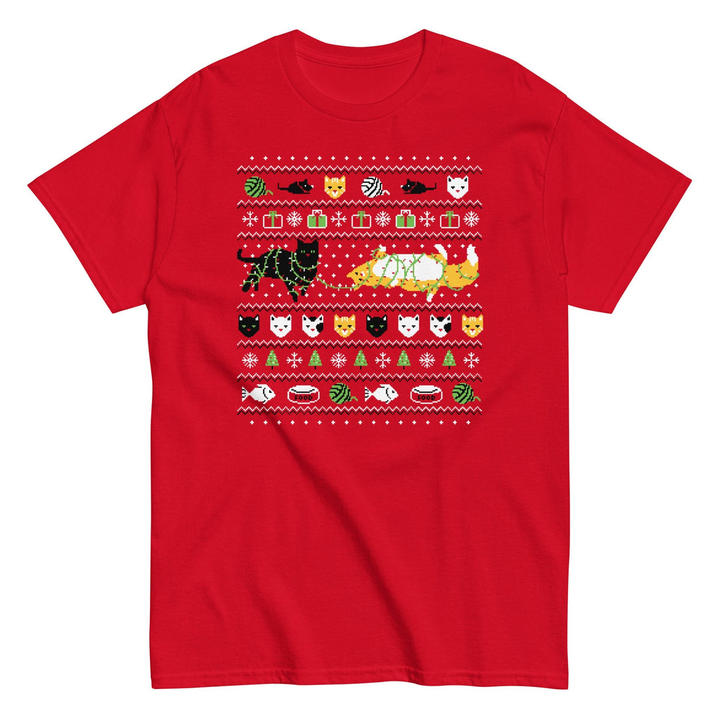 Ugly Cat Sweater Men's Classic - Adult & Kids T-Shirts, Sweatshirts & Hoodies apparel design preview 1