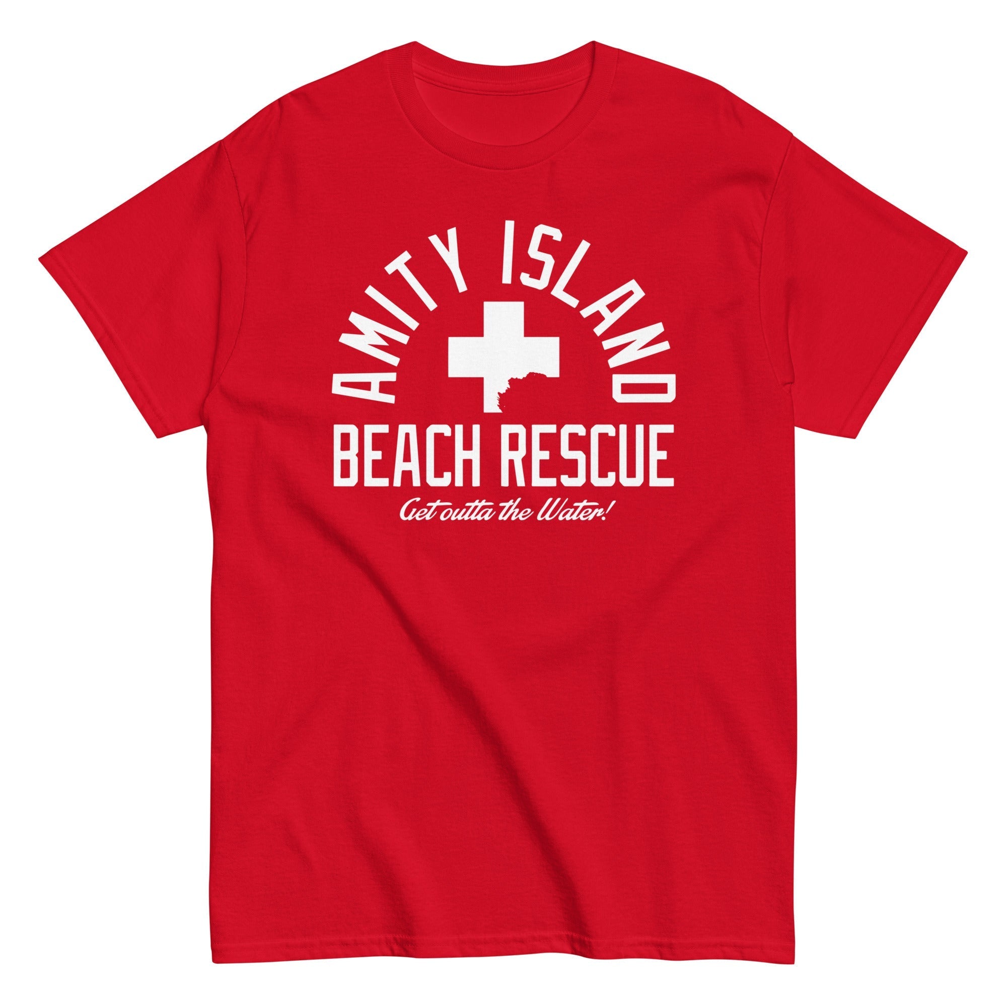 Amity Island Beach Rescue Men's Classic - Adult & Kids T-Shirts, Sweatshirts & Hoodies apparel design preview 1