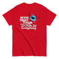 Never Trust An Atom, They Make Up Everything Men's - Adult & Kids T-Shirts, Sweatshirts & Hoodies apparel design preview 1