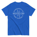 Schrodinger's Cat Walks Into A Bar Men's Classic - Adult & Kids T-Shirts, Sweatshirts & Hoodies apparel design preview 1