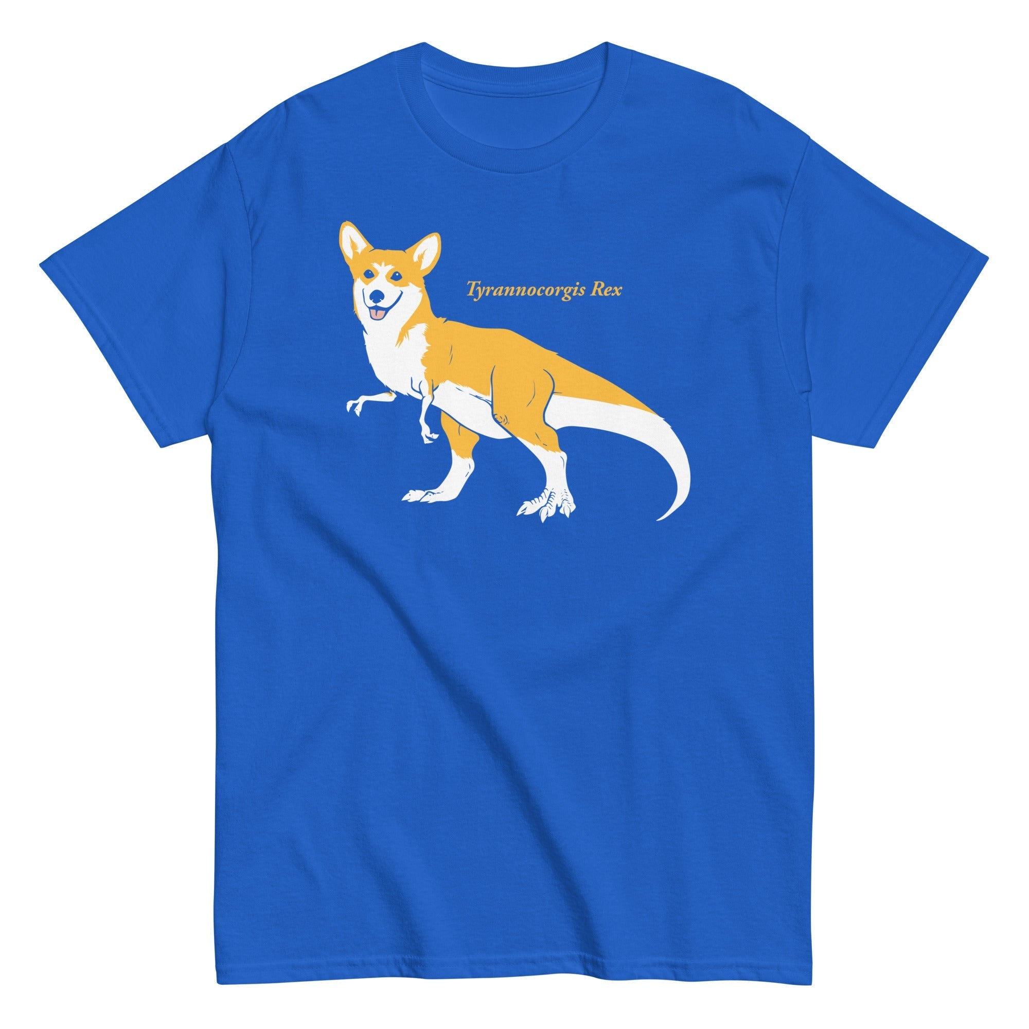 Tyrannocorgis Rex Men's Classic - Adult & Kids T-Shirts, Sweatshirts & Hoodies apparel design preview 1