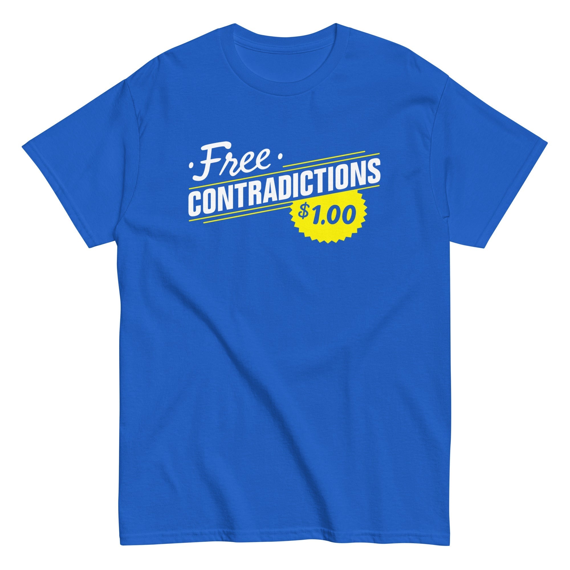 Free Contradictions Men's Classic - Adult & Kids T-Shirts, Sweatshirts & Hoodies apparel design preview 1