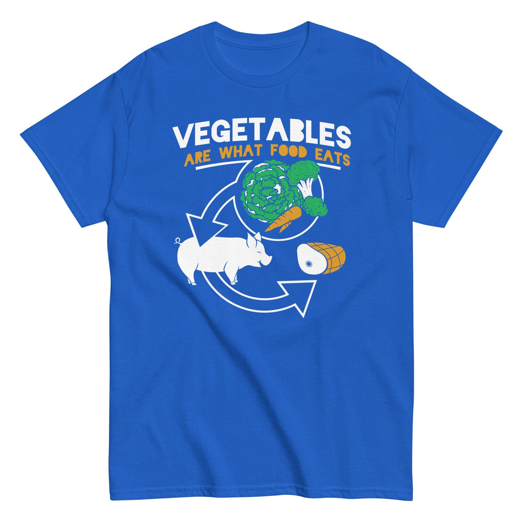 Vegetables Are What Food Eats Men's Classic - Adult & Kids T-Shirts, Sweatshirts & Hoodies apparel design preview 1