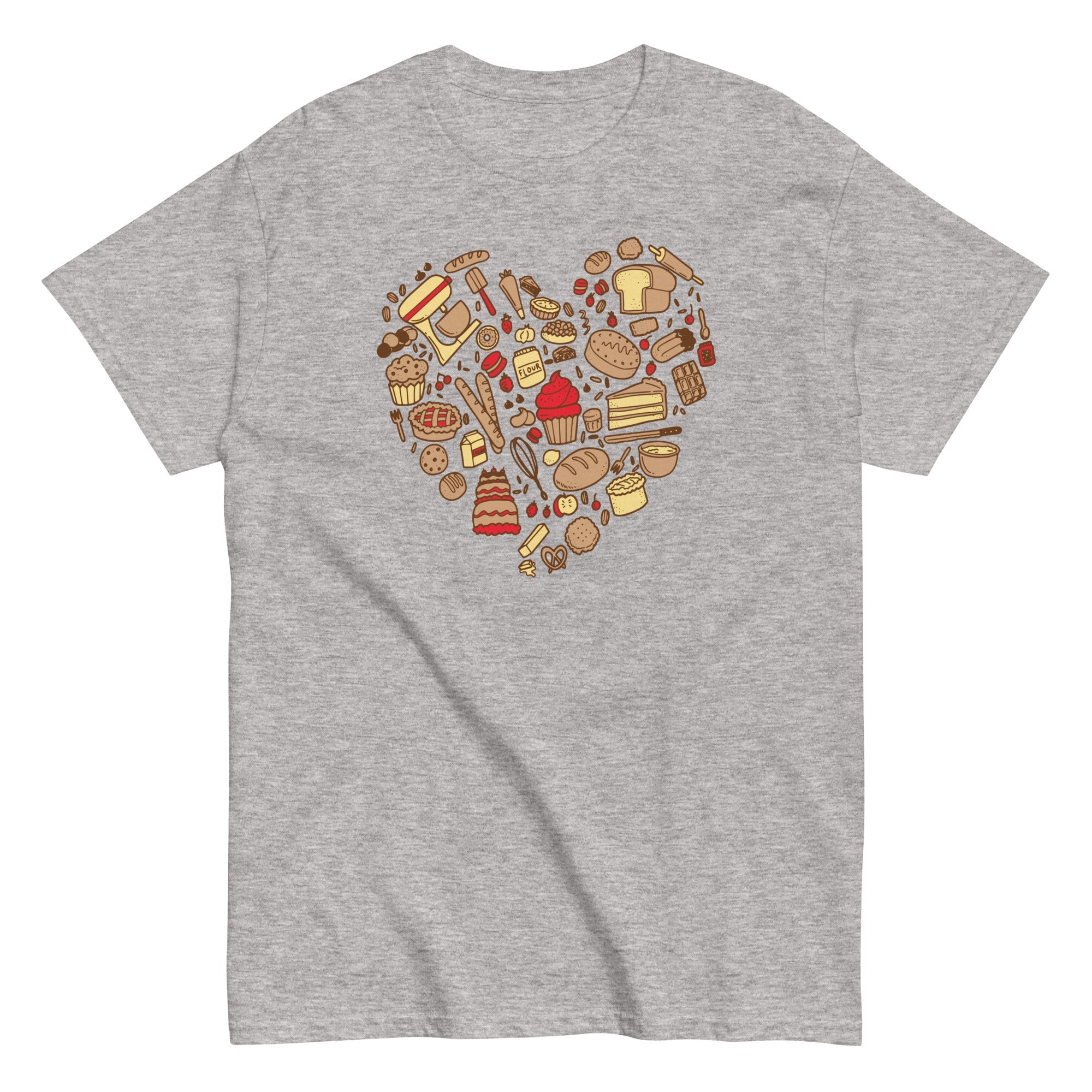 Baking Heart Men's Classic - Adult & Kids T-Shirts, Sweatshirts & Hoodies apparel design preview 1