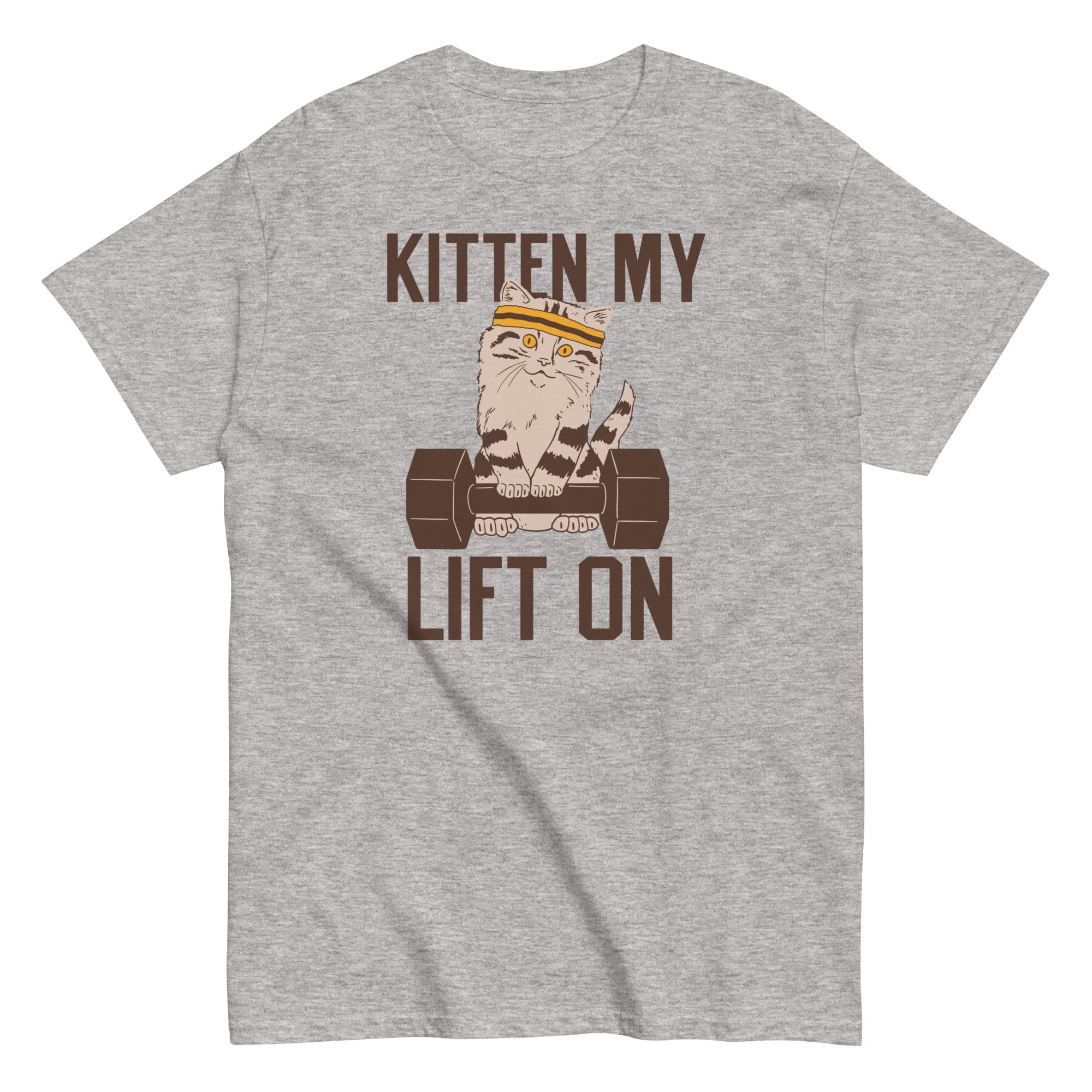 Kitten My Lift On Men's Classic - Adult & Kids T-Shirts, Sweatshirts & Hoodies apparel design preview 1