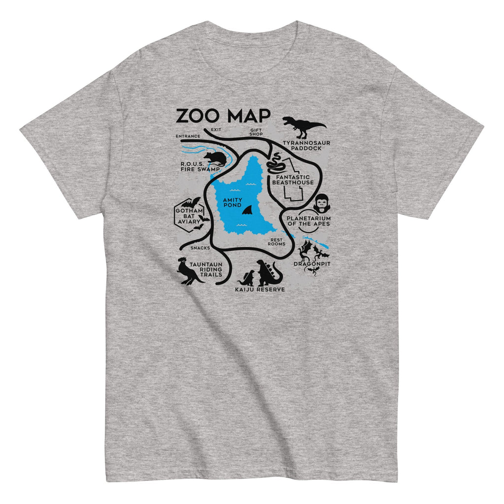 Zoo Map Men's Classic - Adult & Kids T-Shirts, Sweatshirts & Hoodies apparel design preview 1
