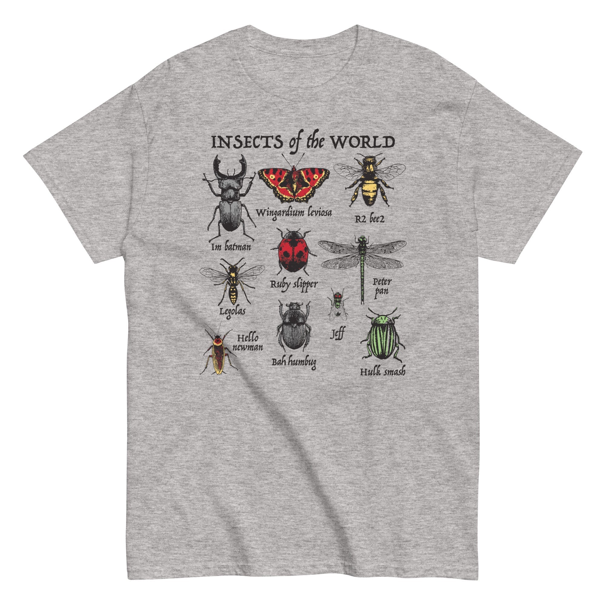 Insects Of The World Men's Classic - Adult & Kids T-Shirts, Sweatshirts & Hoodies apparel design preview 1
