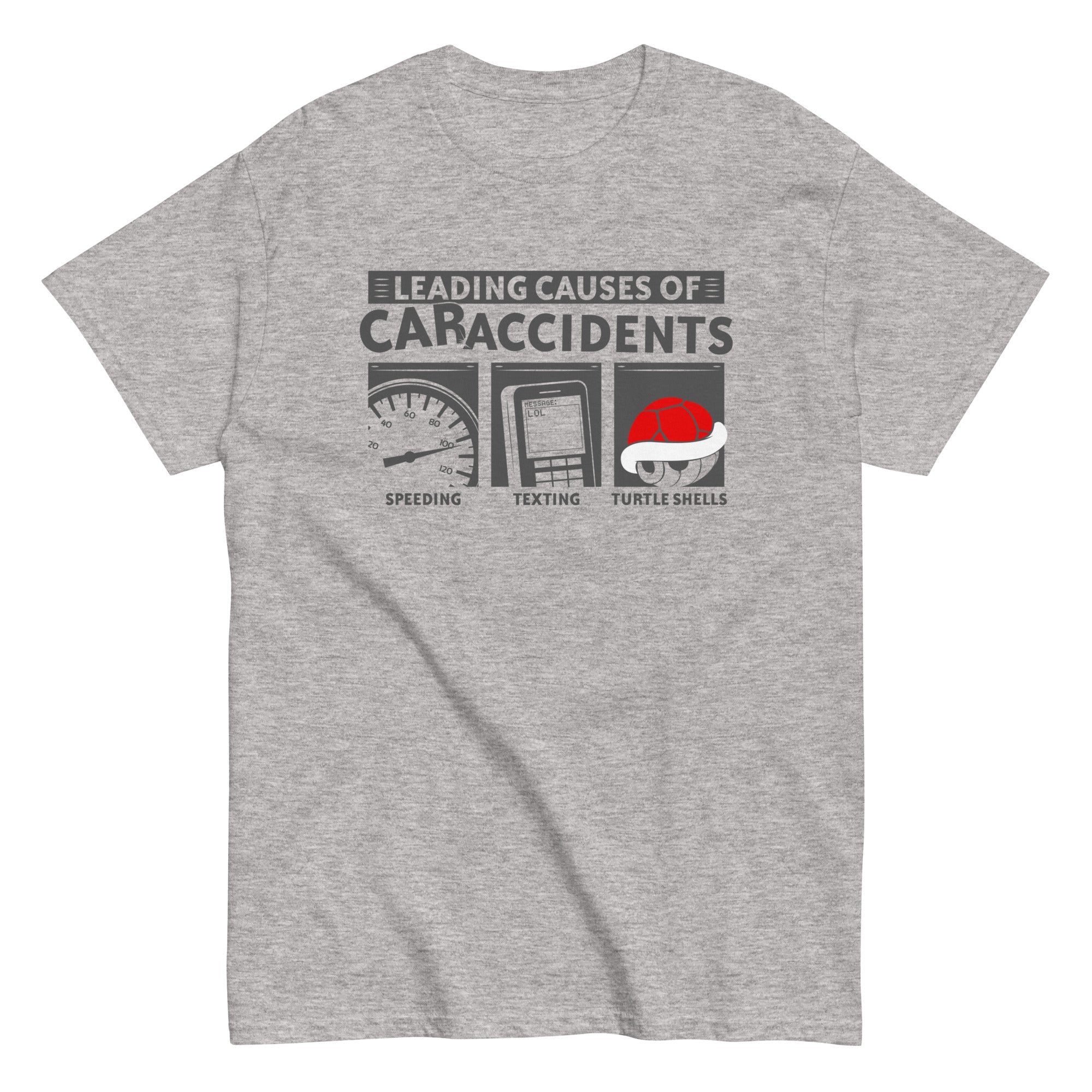 Leading Causes of Accidents Men's Classic - Adult & Kids T-Shirts, Sweatshirts & Hoodies apparel design preview 1