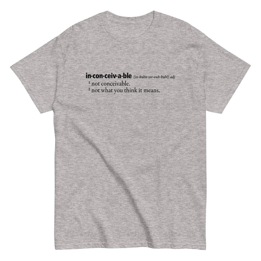 Inconceivable Definition Men's Classic - Adult & Kids T-Shirts, Sweatshirts & Hoodies apparel design preview 1
