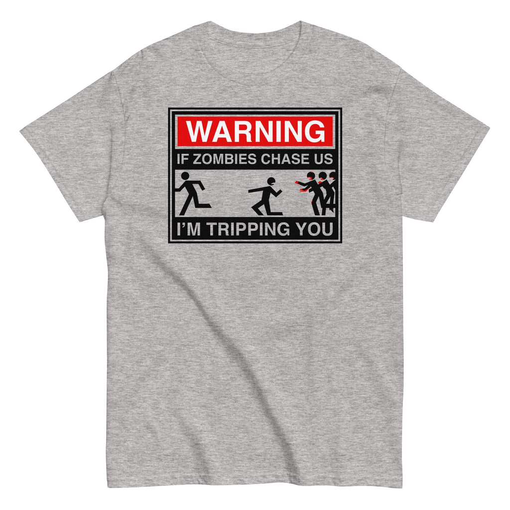 If Zombies Chase Us Men's Classic - Adult & Kids T-Shirts, Sweatshirts & Hoodies apparel design preview 1