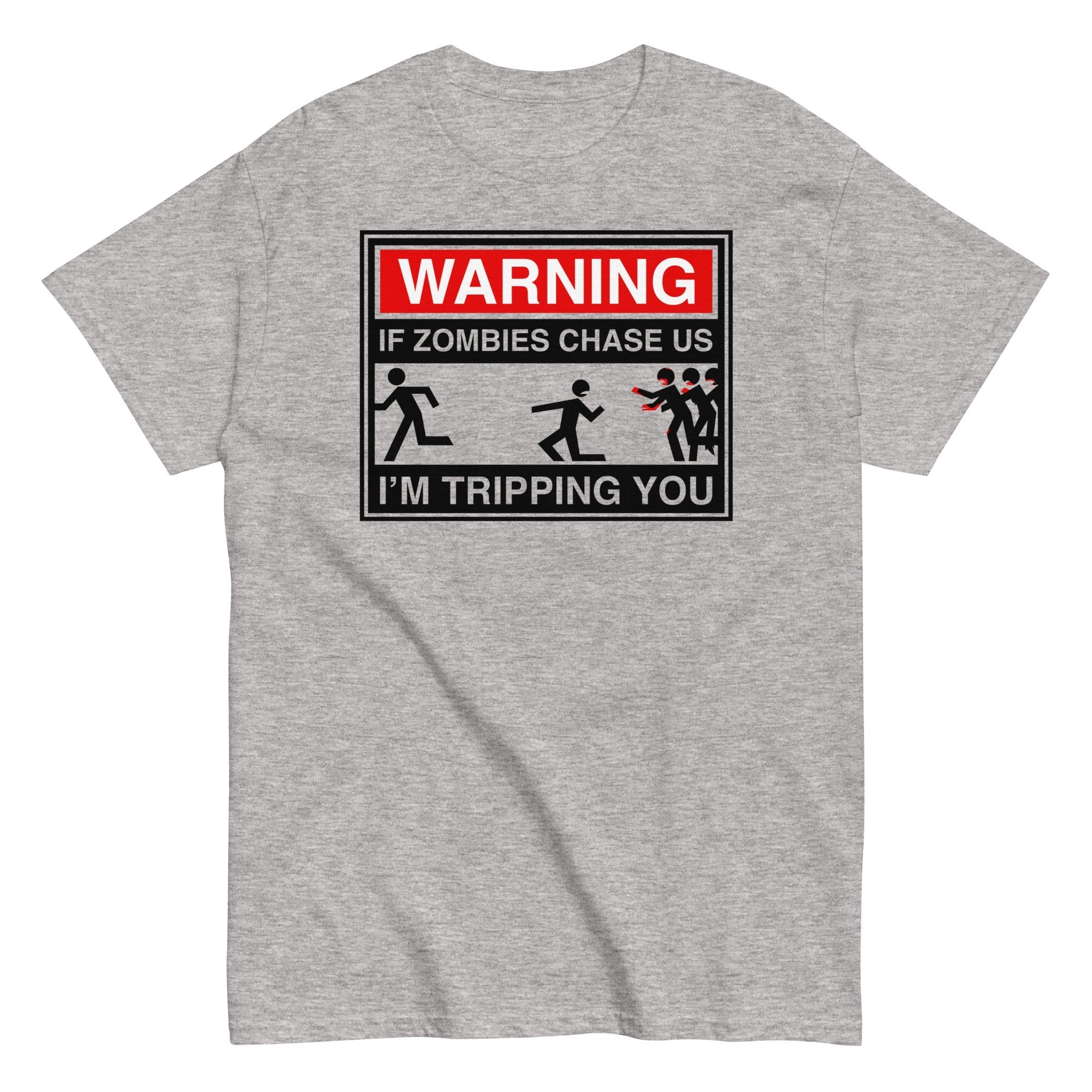 If Zombies Chase Us Men's Classic - Adult & Kids T-Shirts, Sweatshirts & Hoodies apparel design preview 1
