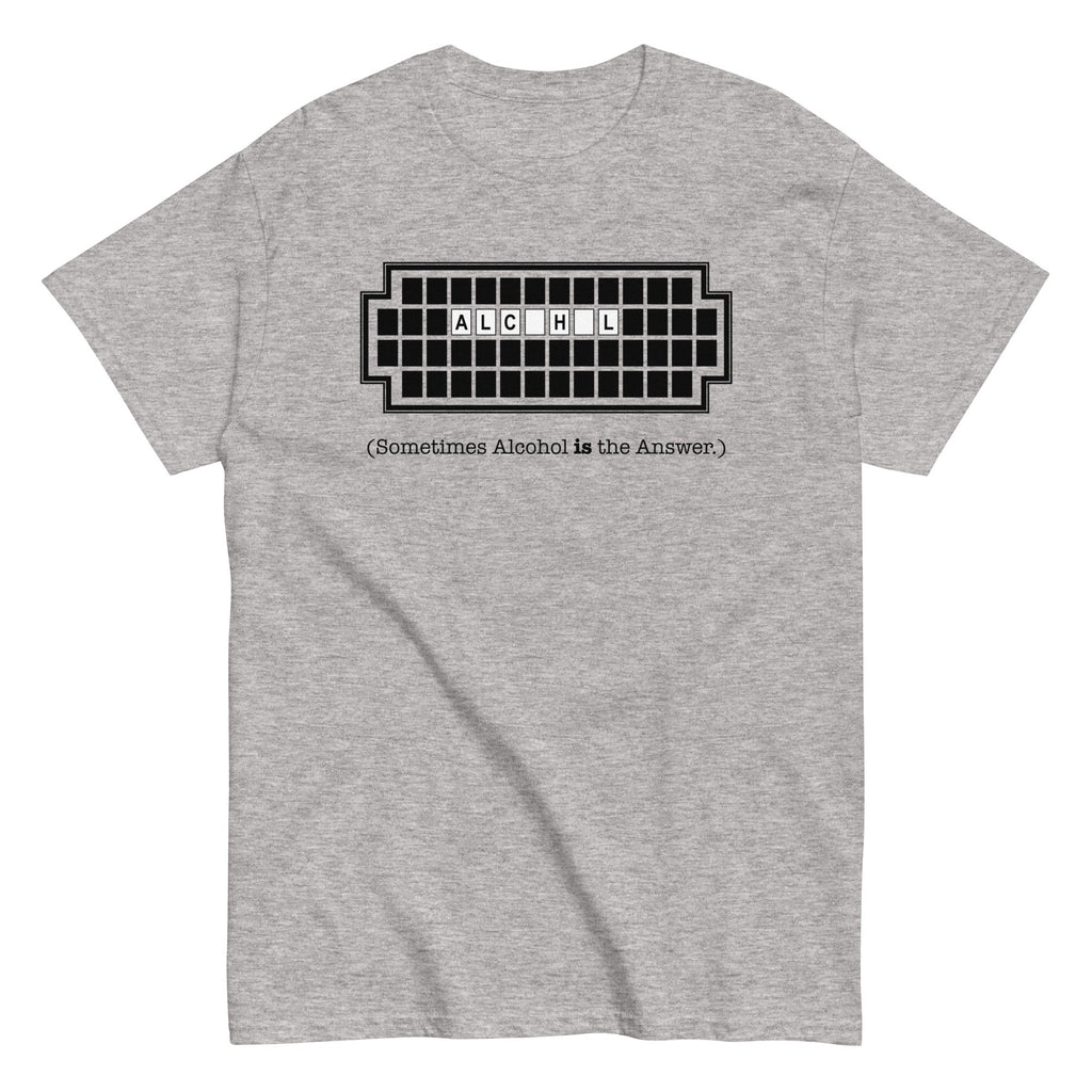 Alcohol Is The Answer Men's Classic - Adult & Kids T-Shirts, Sweatshirts & Hoodies apparel design preview 1