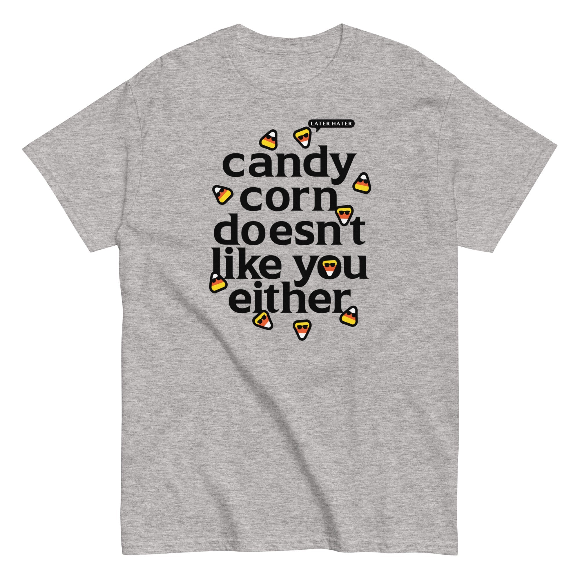 Candy Corn Doesn't Like You Either Men's Classic - Adult & Kids T-Shirts, Sweatshirts & Hoodies apparel design preview 1