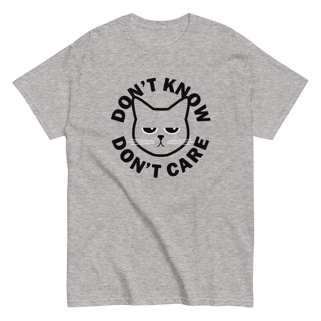 Don't Know Care Men's Classic - Adult & Kids T-Shirts, Sweatshirts & Hoodies apparel design preview 1