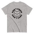 Don't Know Care Men's Classic - Adult & Kids T-Shirts, Sweatshirts & Hoodies apparel design preview 1