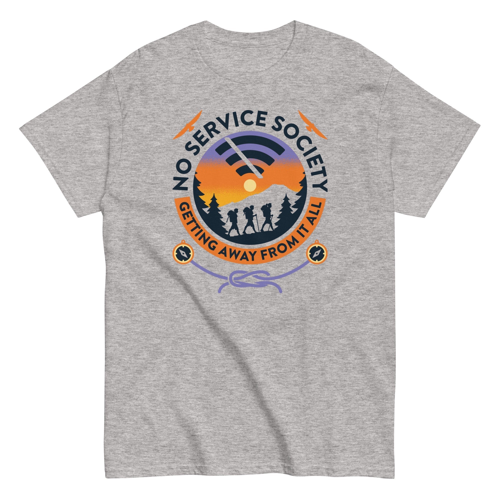 No Service Society Men's Classic - Adult & Kids T-Shirts, Sweatshirts & Hoodies apparel design preview 1