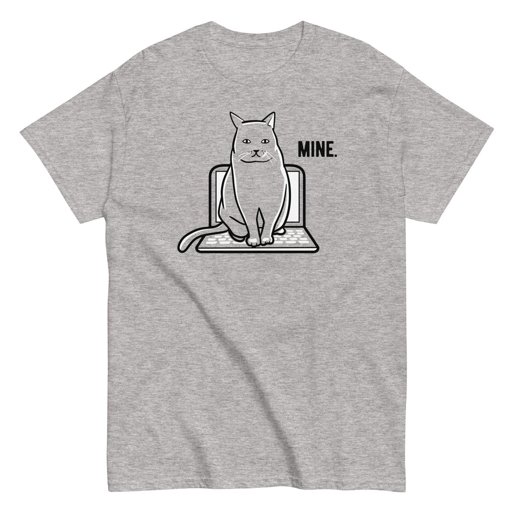 Mine Computer Cat Men's Classic - Adult & Kids T-Shirts, Sweatshirts & Hoodies apparel design preview 1