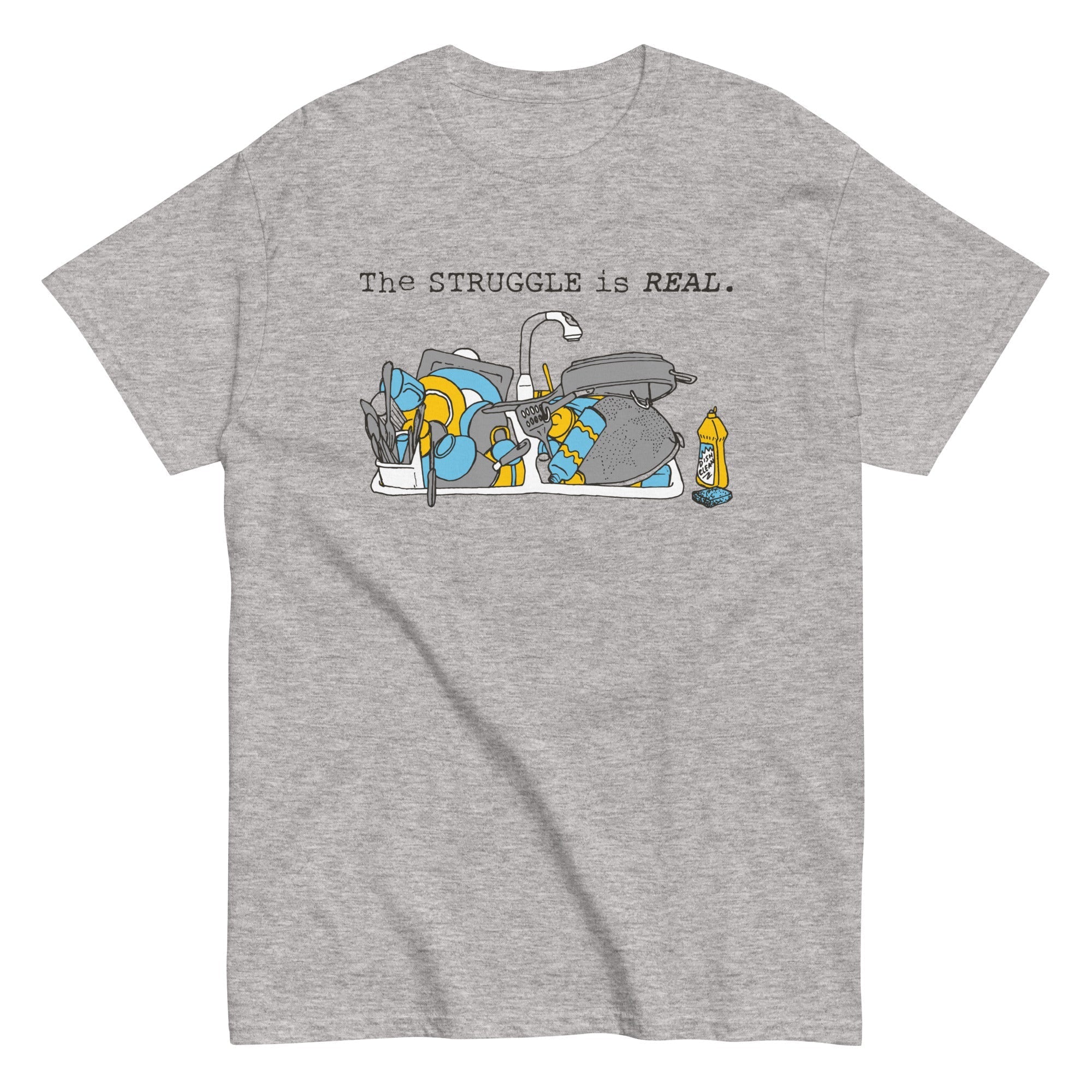 The Struggle Is Real Men's Classic - Adult & Kids T-Shirts, Sweatshirts & Hoodies apparel design preview 1