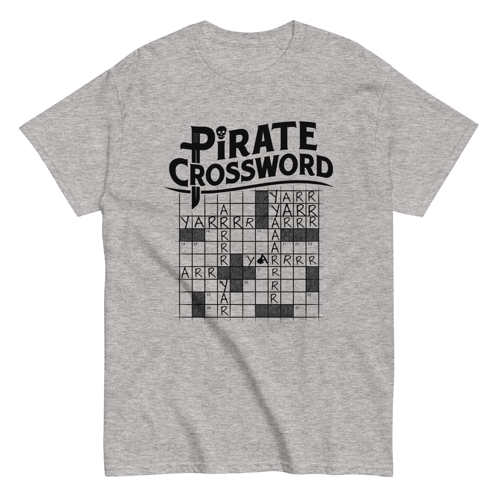 Pirate Crossword Men's Classic - Adult & Kids T-Shirts, Sweatshirts & Hoodies apparel design preview 1