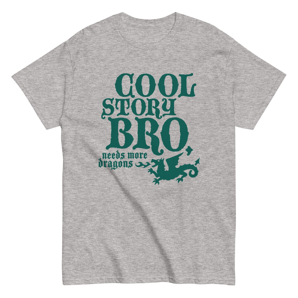 Cool Story Bro, Needs More Dragons Men's Classic - Adult & Kids T-Shirts, Sweatshirts & Hoodies apparel design preview 1