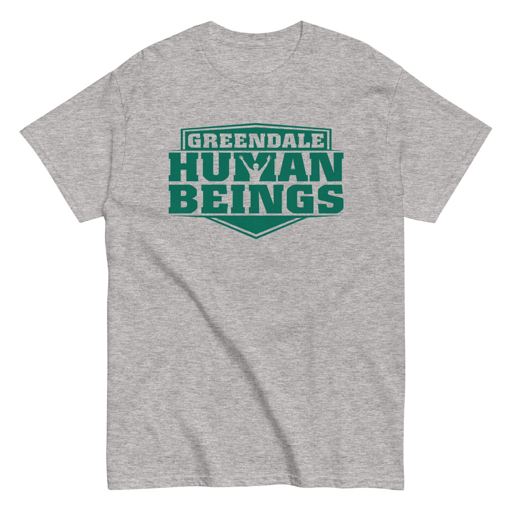 Greendale Human Beings Men's Classic - Adult & Kids T-Shirts, Sweatshirts & Hoodies apparel design preview 1