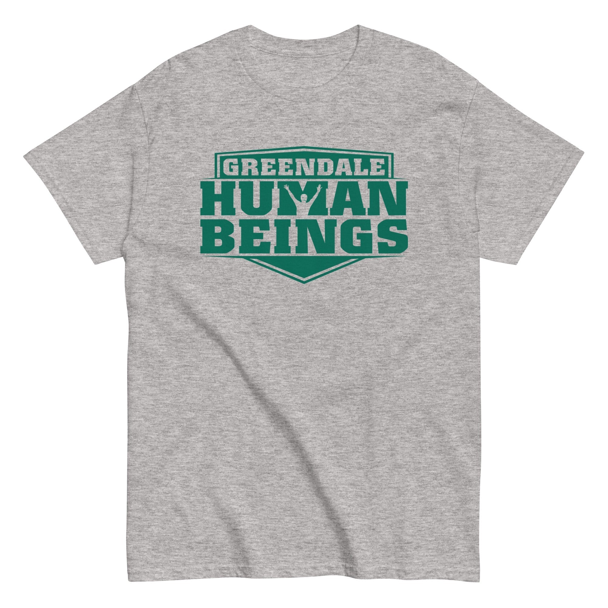 Greendale Human Beings Men's Classic - Adult & Kids T-Shirts, Sweatshirts & Hoodies apparel design preview 1