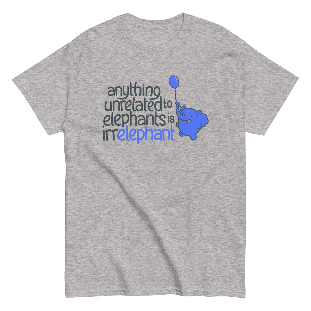 Anything Unrelated Elephants Men's Classic - Adult & Kids T-Shirts, Sweatshirts & Hoodies apparel design preview 1